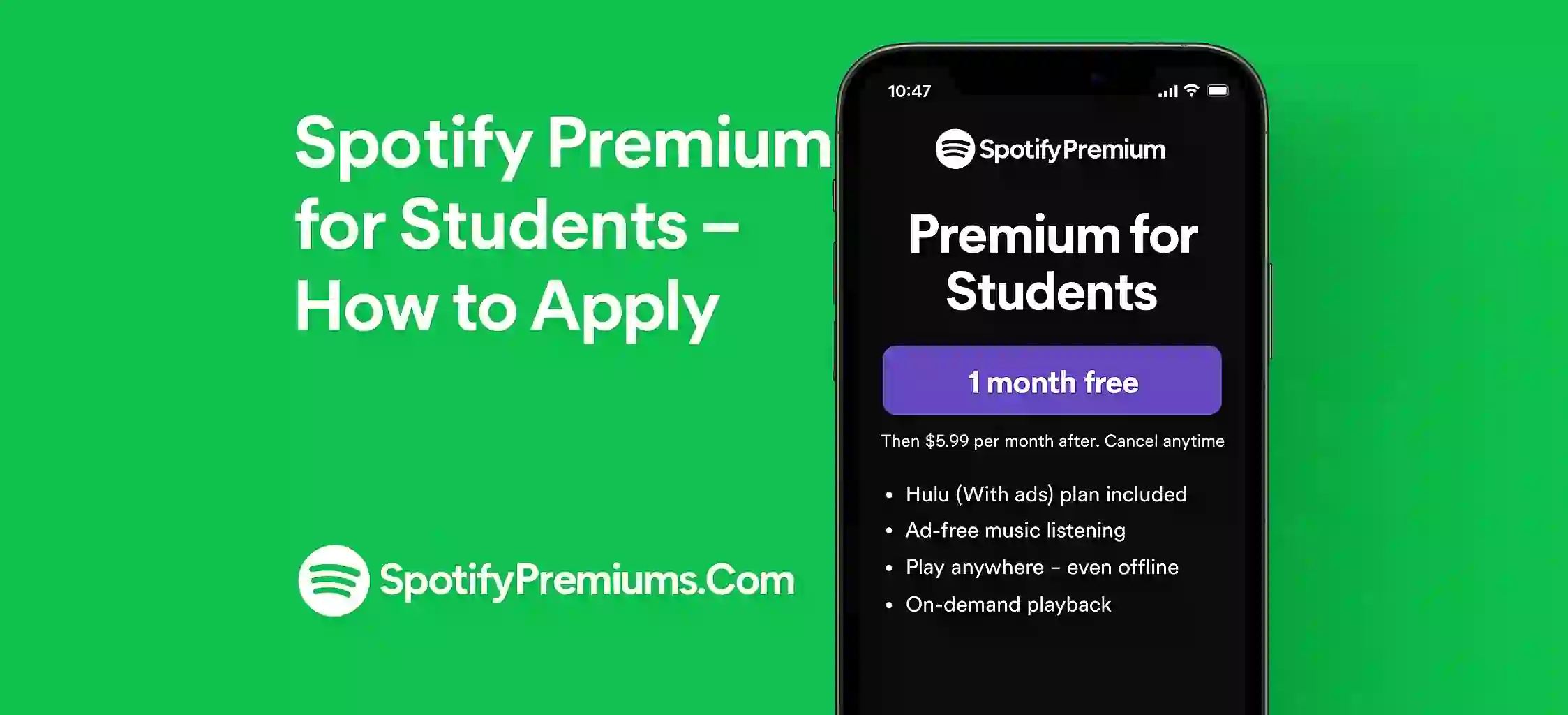 Spotify Premium for Students – How to Apply